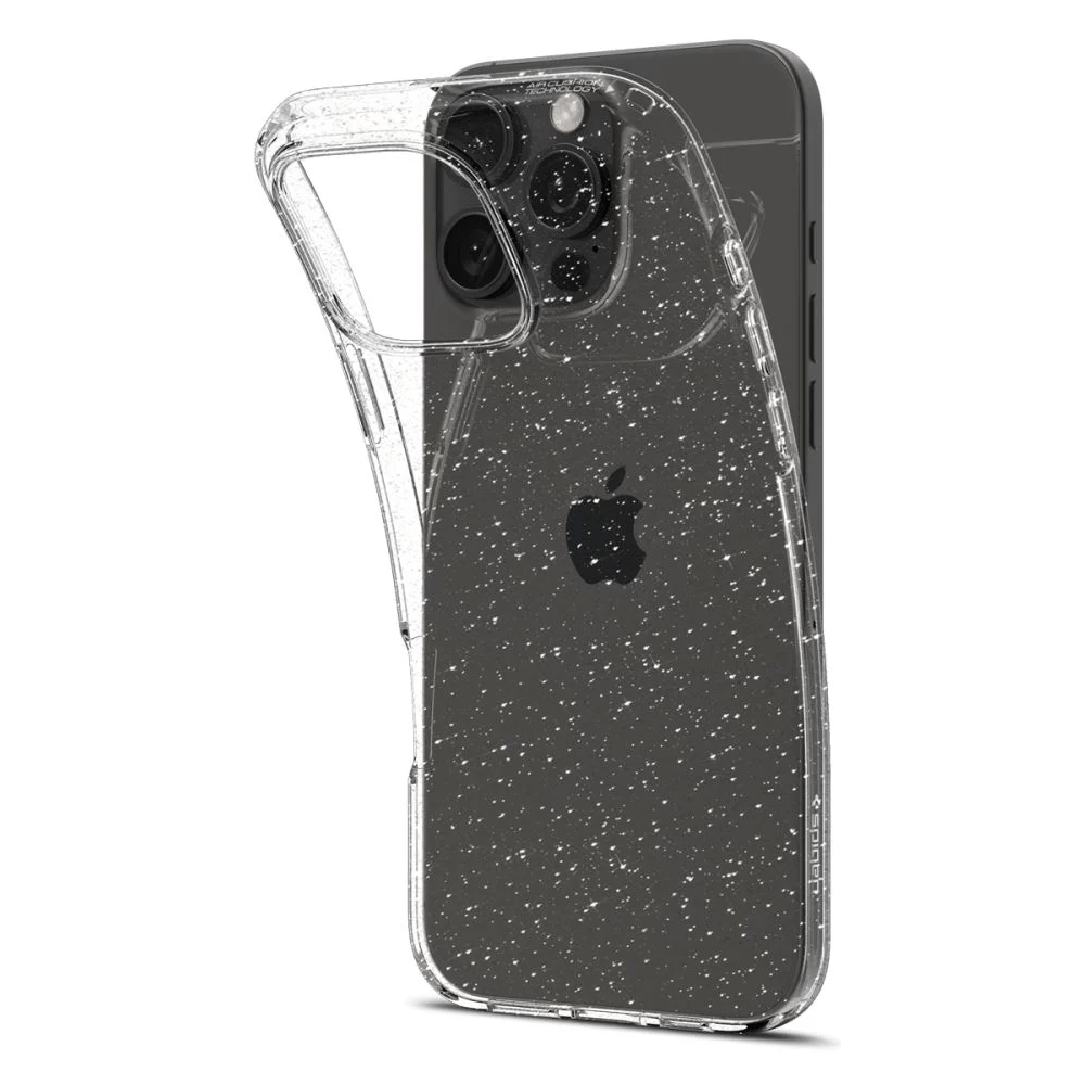 SPIGEN Калъф Liquid Crystal Apple iPhone 16 Pro /прозрачен, блестящ/ - ACS08113 – снимка 2