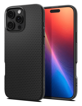 SPIGEN Калъф Liquid Air Apple iPhone 16 Pro /черен мат/ - ACS08117