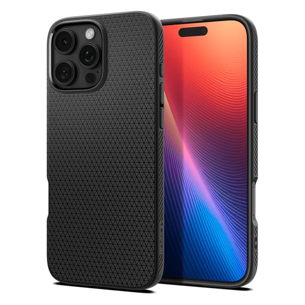 SPIGEN Калъф Liquid Air Apple iPhone 16 Pro /черен мат/ - ACS08117