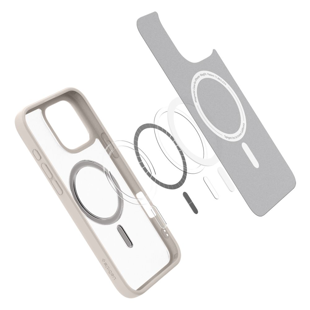 SPIGEN Калъф Ultra Hybrid Apple iPhone 16 Pro, MagSafe /титаниум мат/ - ACS08138 – снимка 3