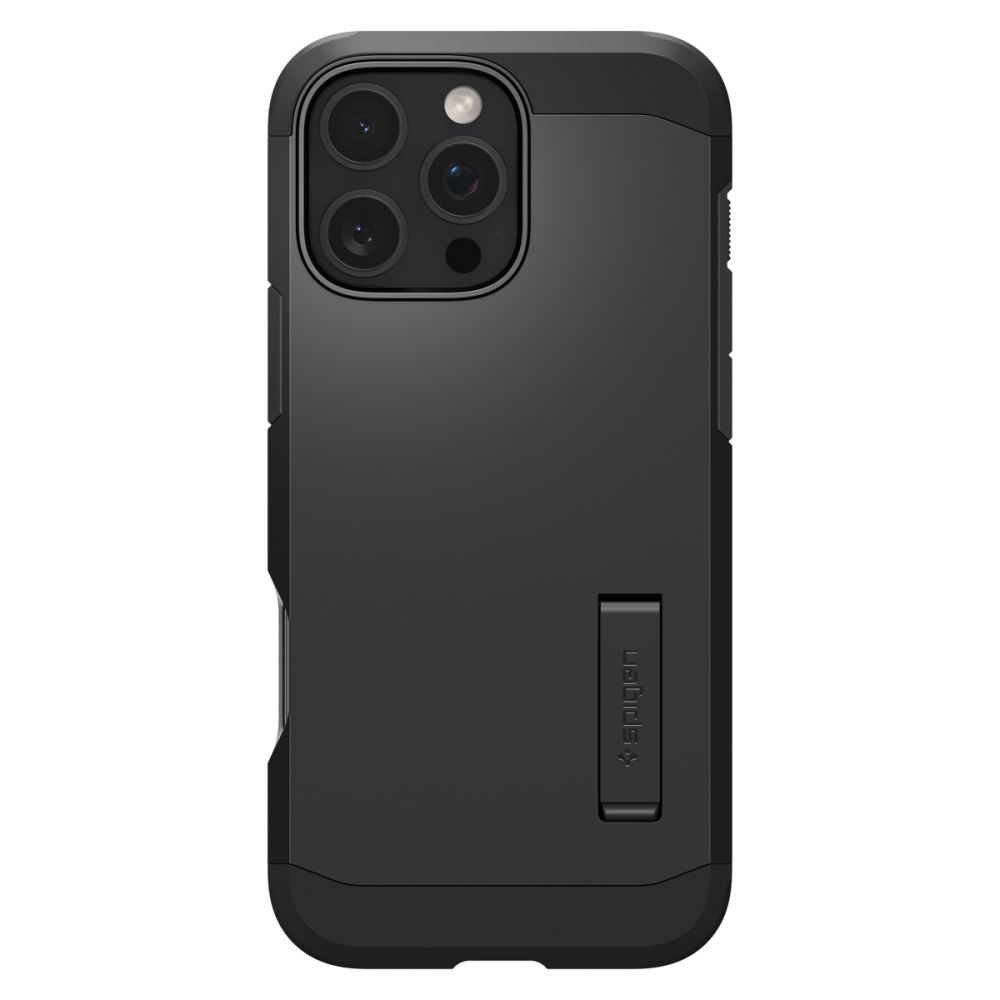 SPIGEN Калъф Tough Armor със стойка, Apple iPhone 16 Pro Max, MagSafe /черен/ - ACS08013 – снимка 2