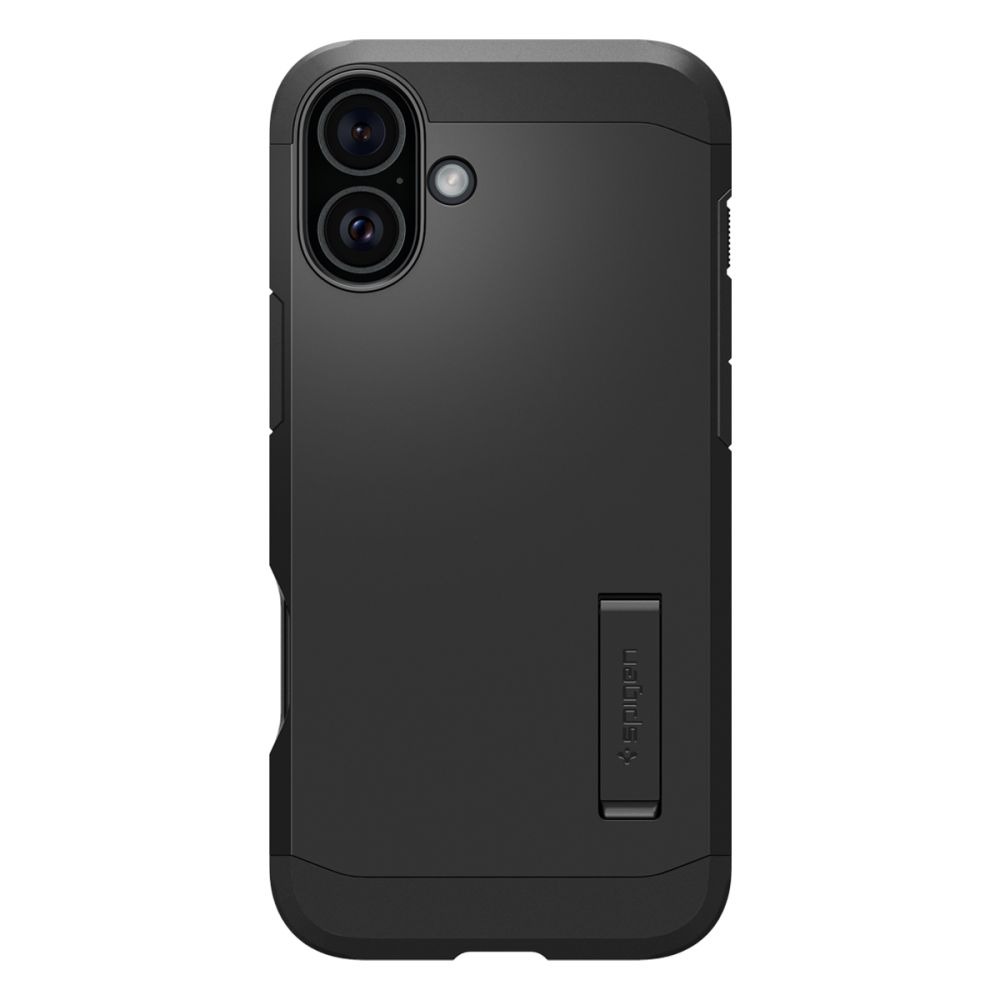 SPIGEN Калъф Tough Armor със стойка, Apple iPhone 16, MagSafe /черен/ - ACS08216 – снимка 2