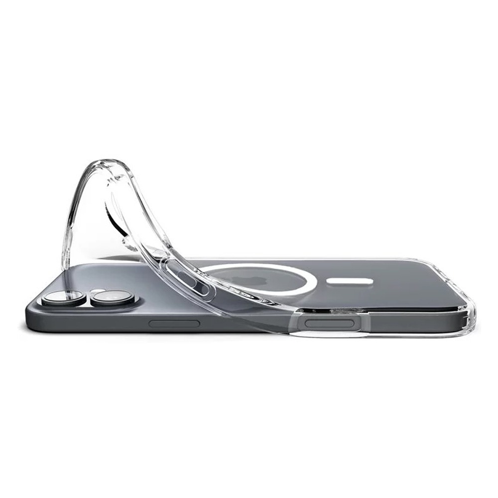 SPIGEN Калъф Liquid Crystal Apple iPhone 16, MagSafe /прозрачен/ - ACS08390 – снимка 3