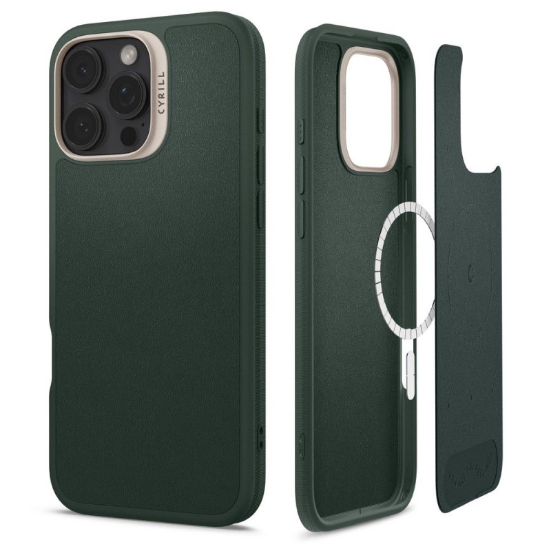 SPIGEN Калъф Cyrill Kajuk MagSafe Apple iPhone 16 Pro Max /зелен/ - ACS08398 – снимка 2