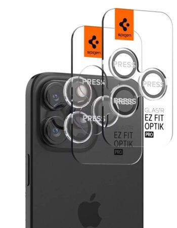 SPIGEN Camera Lens Optik Pro Glass tR.Ez Fit Apple iPhone 16 Pro/16 Pro Max, SET 2бр. /прозрачни/ - AGL06914