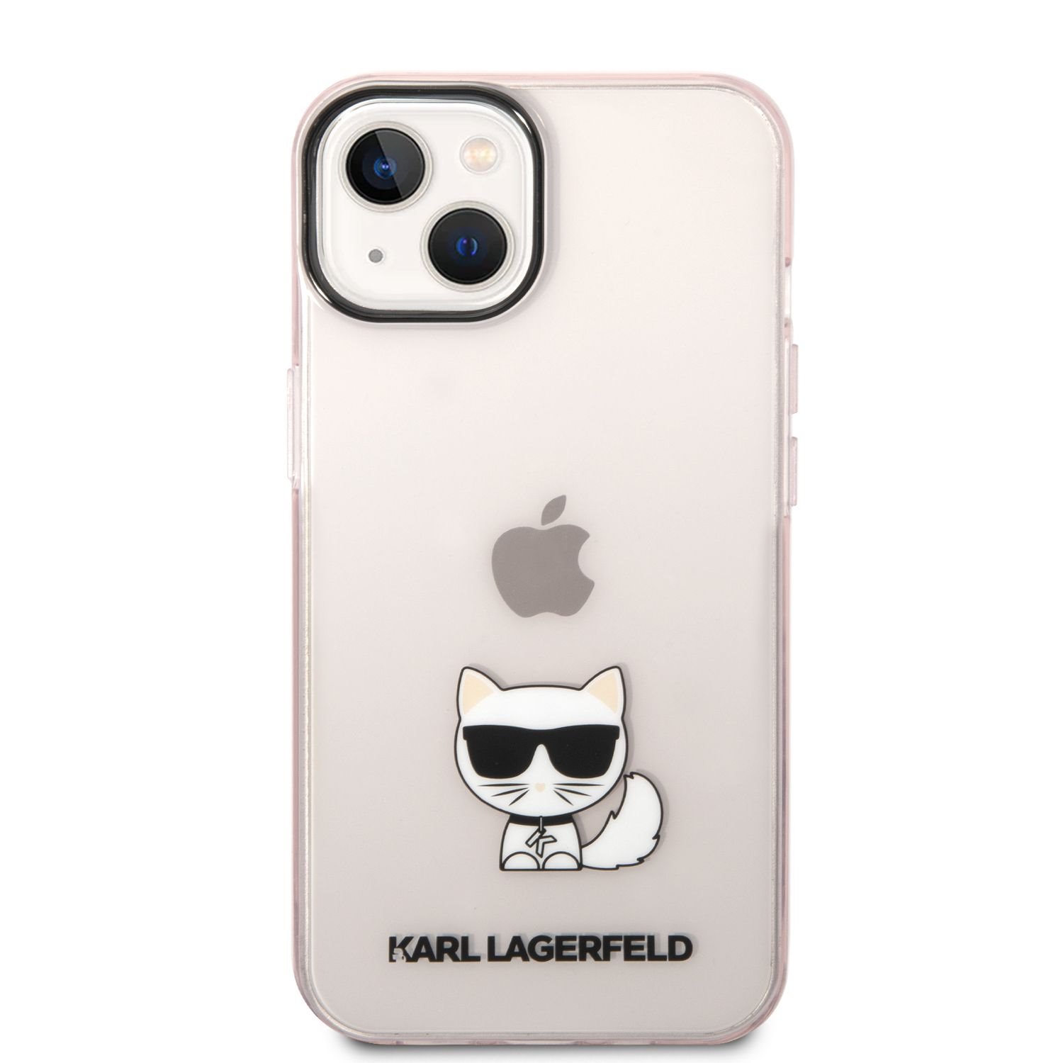 Karl Lagerfeld Калъф Apple iPhone 14 Plus, Choupette Logo /прозрачен/ - KLHCP14MCTTRI – снимка 2