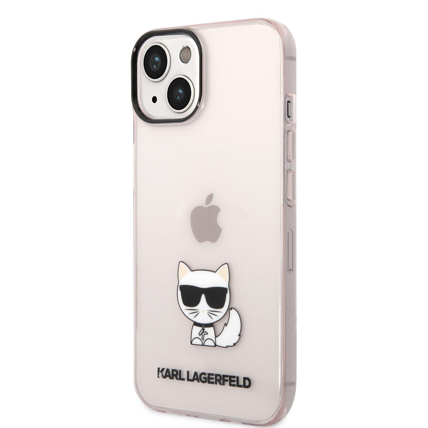 Karl Lagerfeld Калъф Apple iPhone 14 Plus, Choupette Logo /прозрачен/ - KLHCP14MCTTRI