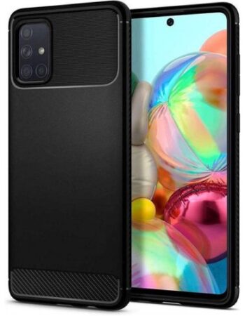 Sp Carbon Fiber Tpu Samsung Galaxy S20 Ultra - Черен