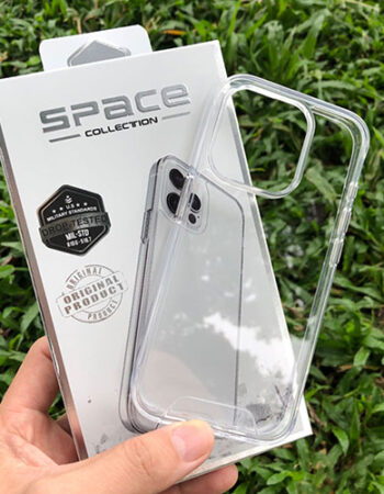 Space Акрилен Кейс с Метални Бутони за Samsung Galaxy A16 - Прозрачен
