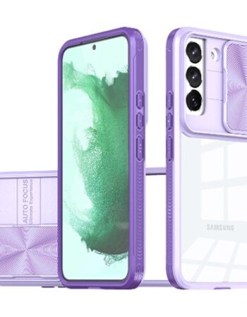 Super Charm Armor Кейс Защитен Капак на Камера iPhone 13 Pro - Лилав