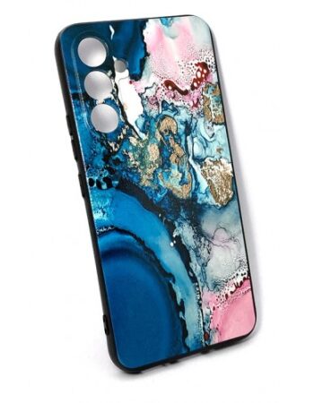 Тюркоазен мрамор Tpu Кейс Samsung Galaxy A24 4G