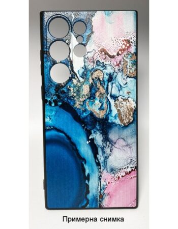 Тюркоазен мрамор Tpu Кейс Samsung Galaxy S23 Ultra
