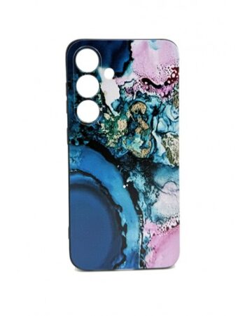 Тюркоазен мрамор Tpu Кейс Samsung Galaxy S24