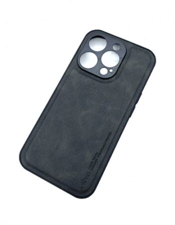 X-Level Leather Case iPhone 15 Pro Max - Черен