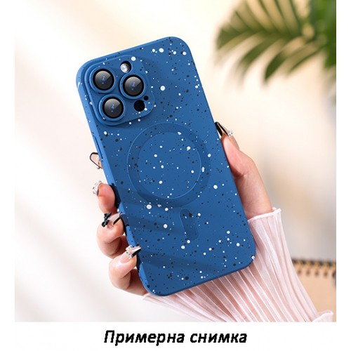 Звезден Кейс MagSafe протект на камера iPhone 14 Pro - Син
