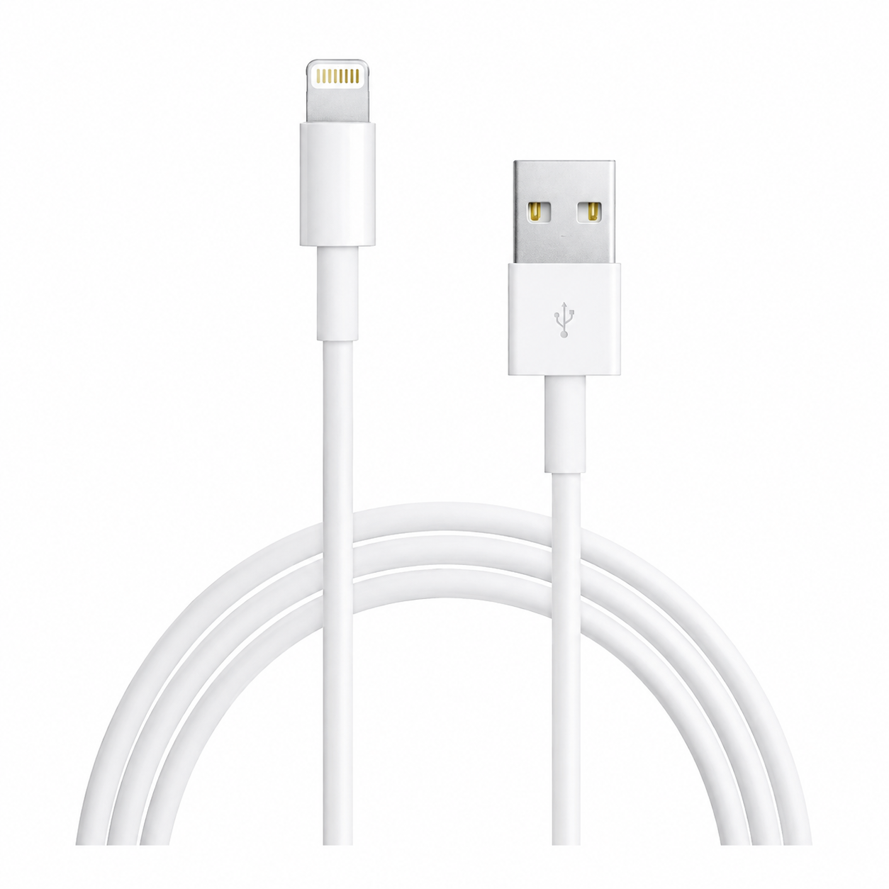 Apple Кабел USB-A - Lightning, 1m (blister) /бял/ - MXLY2ZM/A