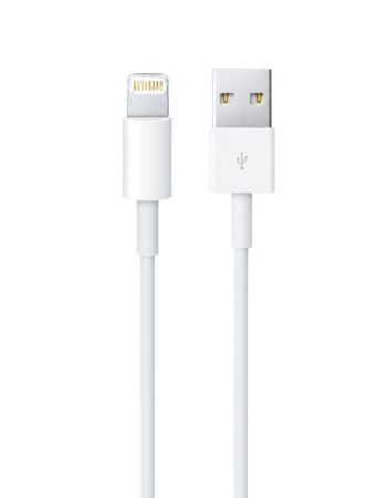 Apple Кабел USB-A - Lightning, 1m (blister) /бял/ - MXLY2ZM/A