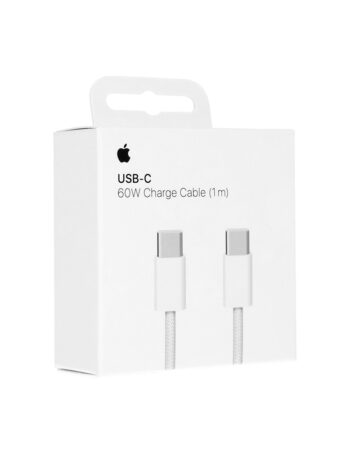 Apple Кабел Type-C - Type-C, 1м, 60W, iPhone 15 Series, MQKJ3ZM/A (blister) /бял/