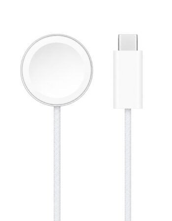 Apple Зарядно устройство за Apple Watch, Wireless charger Magnetic (blister) /бял/ - MT0H3ZM/A