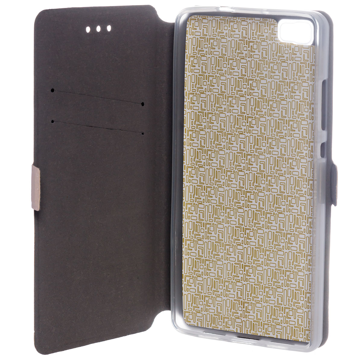 Калъф Book Pocket Nokia 8 /златен/