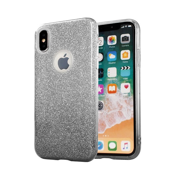 Калъф ENSIDA Fashion Xiaomi RedMi 4A /сребърен-черен/