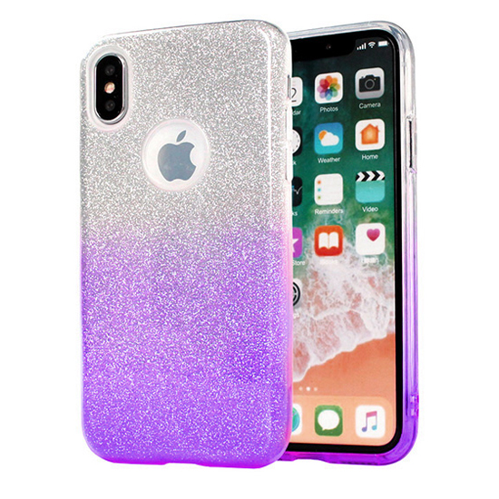 Калъф ENSIDA Fashion Samsung S8 Plus /сребърен-лилав/