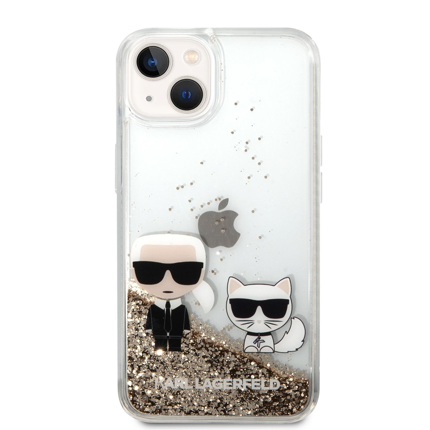Karl Lagerfeld Калъф Apple iPhone 14 Plus, Liquid Glitter K/C /прозрачен/ - KLHCP14MGKCD - Image 2