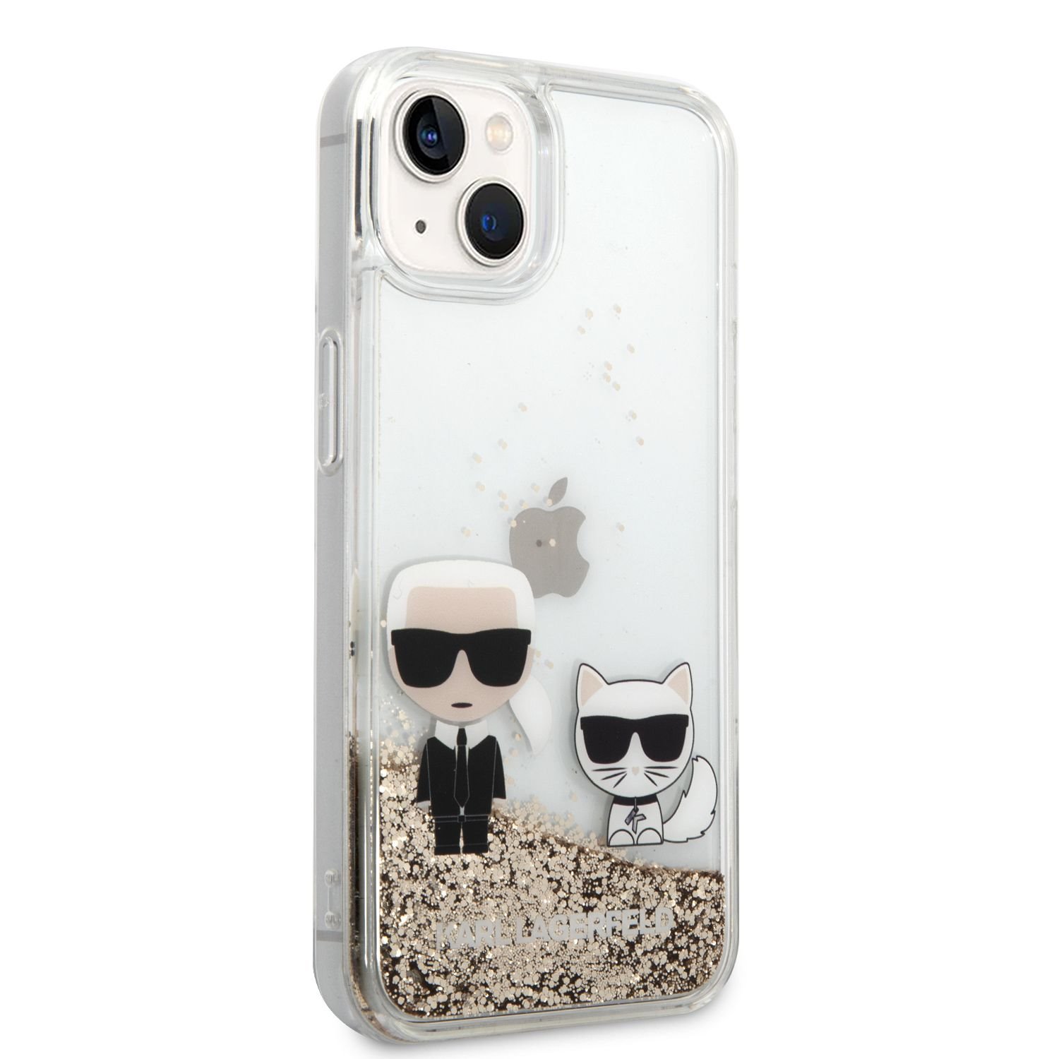 Karl Lagerfeld Калъф Apple iPhone 14 Plus, Liquid Glitter K/C /прозрачен/ - KLHCP14MGKCD - Image 3