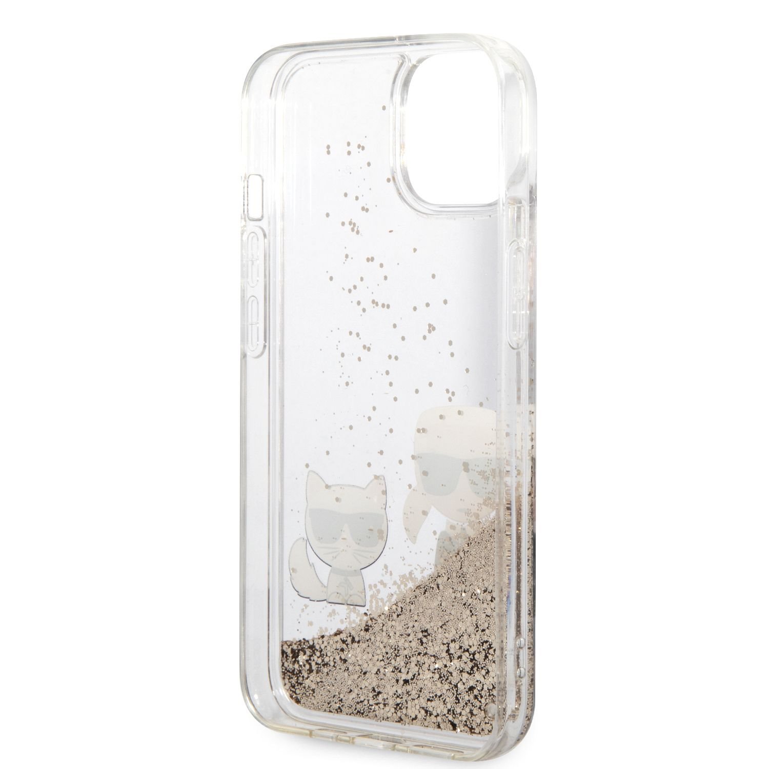 Karl Lagerfeld Калъф Apple iPhone 14 Plus, Liquid Glitter K/C /прозрачен/ - KLHCP14MGKCD - Image 5