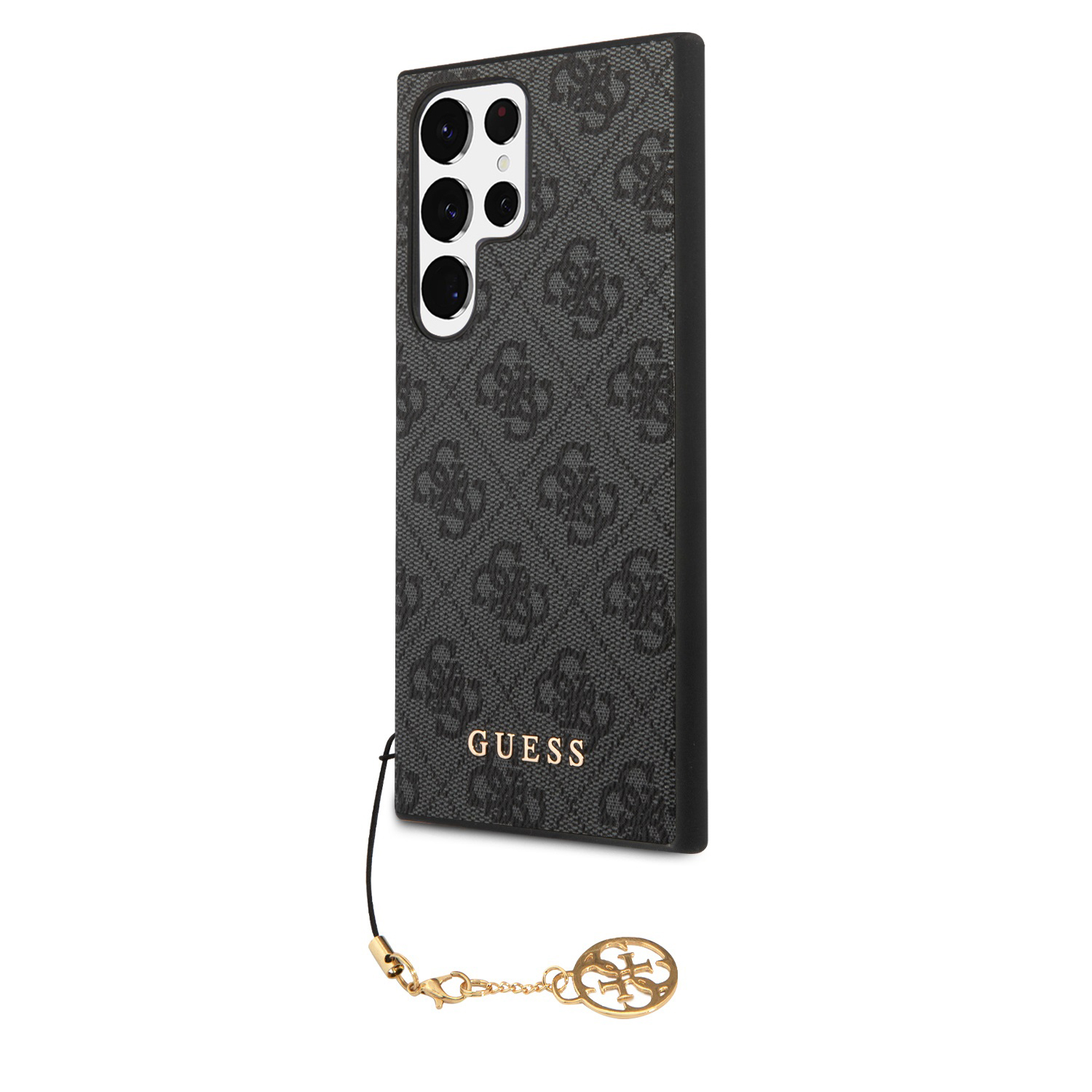 GUESS Калъф Samsung S24 Ultra, 4G Charms, сив - GUHCS24LGF4GGR