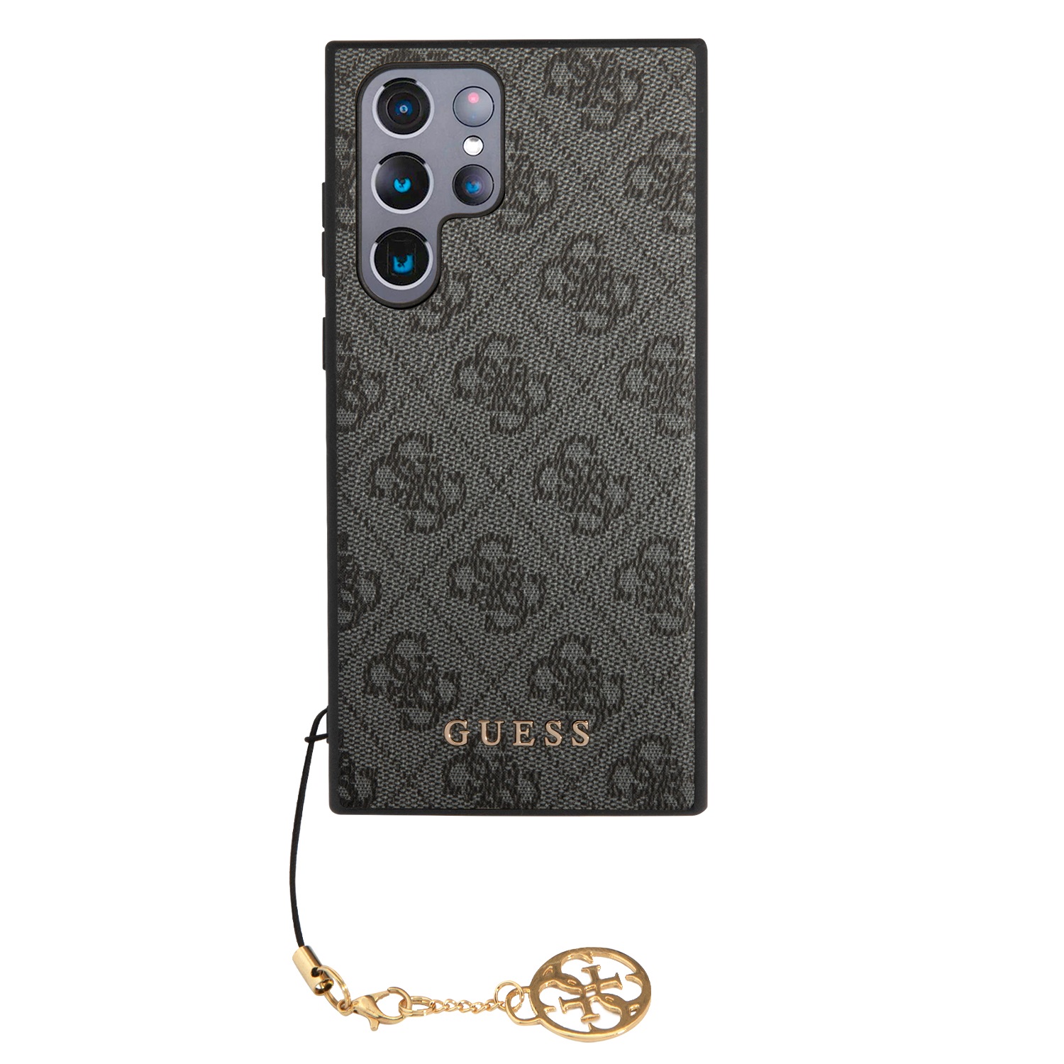 GUESS Калъф Samsung S24 Ultra, 4G Charms, сив - GUHCS24LGF4GGR