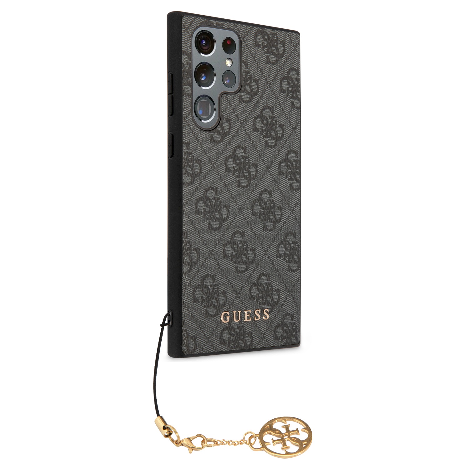 GUESS Калъф Samsung S24 Ultra, 4G Charms, сив - GUHCS24LGF4GGR