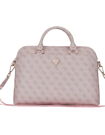 GUESS Чанта за лаптоп 13/14/15inch, PU 4G Triangle Logo /розов/ - GUCB15P4DPTP