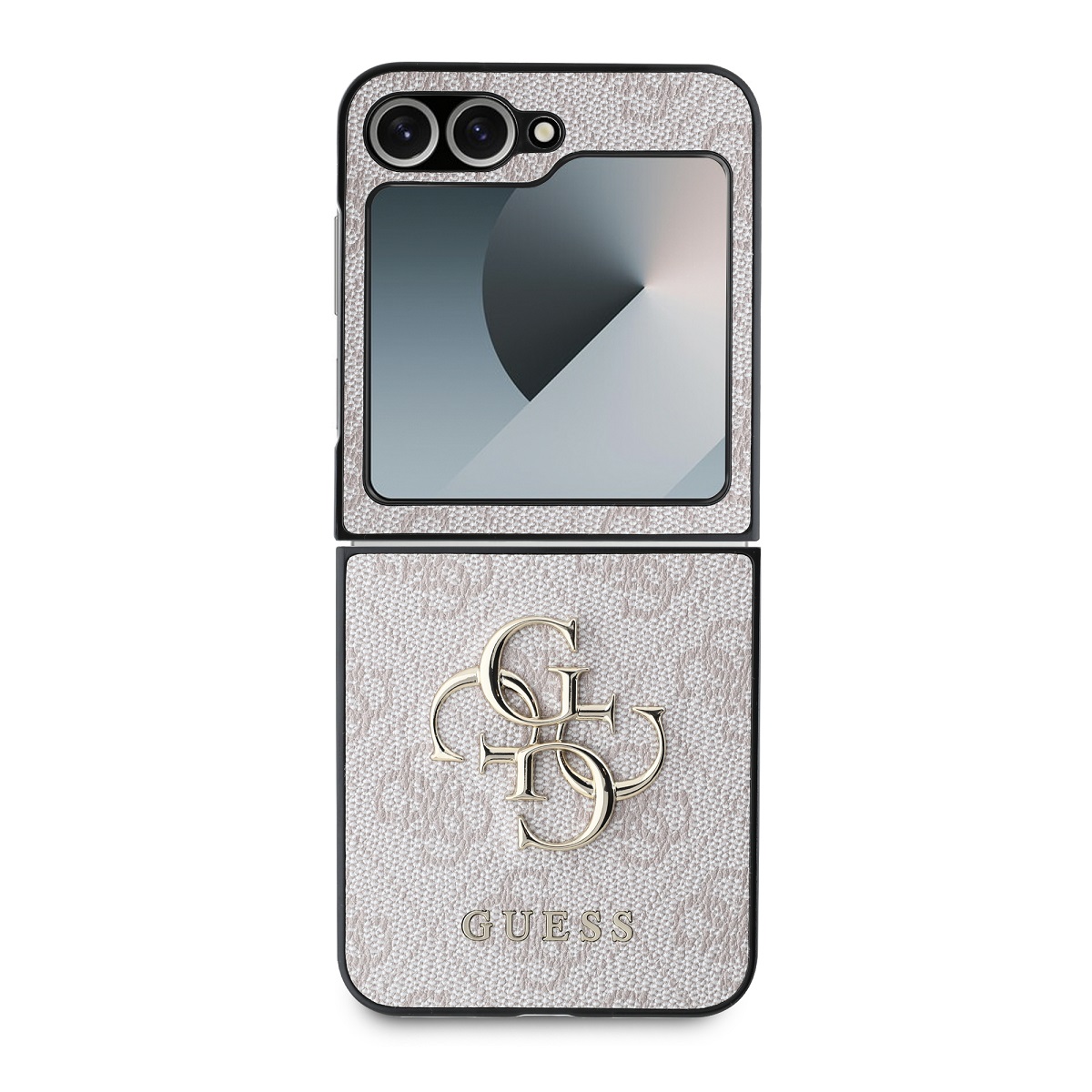 GUESS Калъф Samsung Z Flip 6, PU 4G Metal Logo, розов - GUHCZF64GMGPI - Image 2