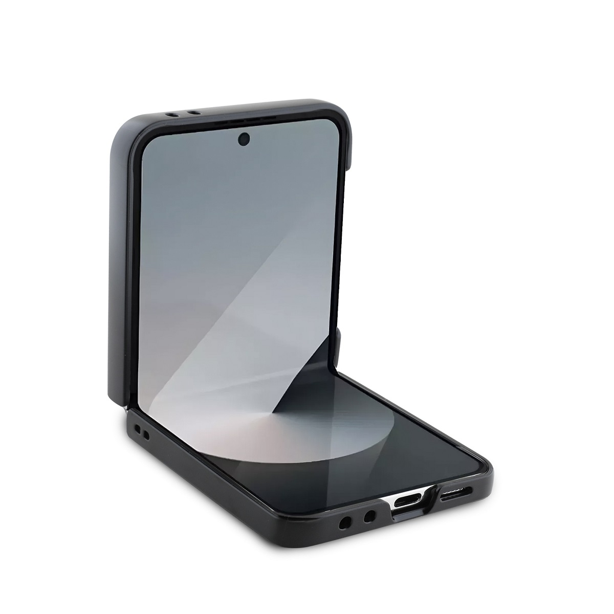 GUESS Калъф Samsung Z Flip 6, PU 4G Metal Logo, розов - GUHCZF64GMGPI - Image 4