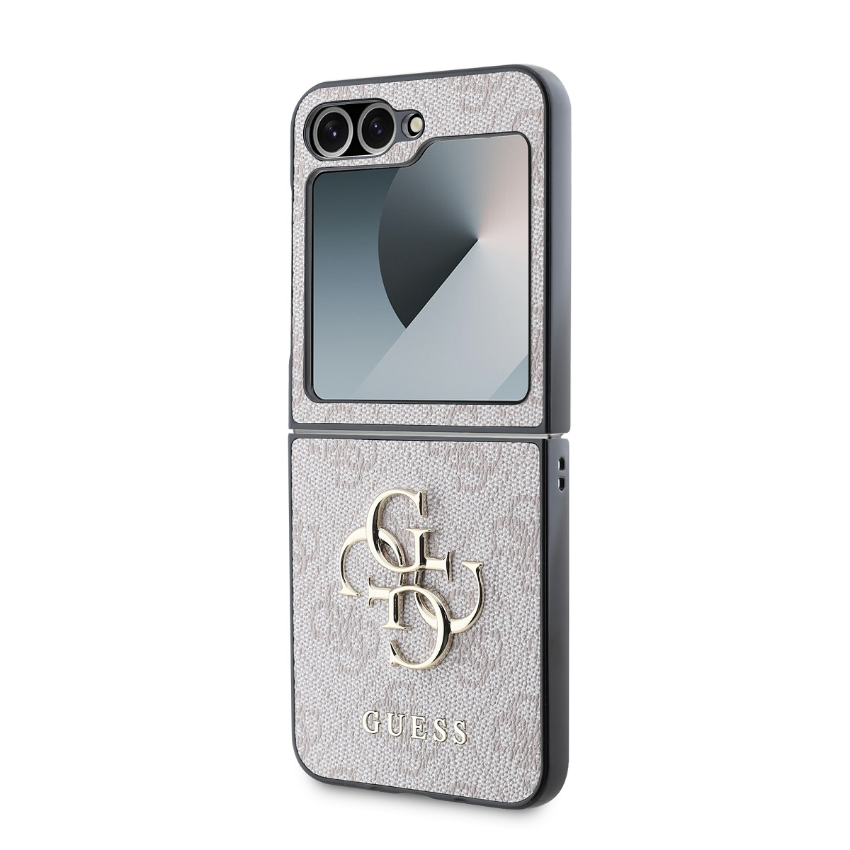 GUESS Калъф Samsung Z Flip 6, PU 4G Metal Logo, розов - GUHCZF64GMGPI - Image 6