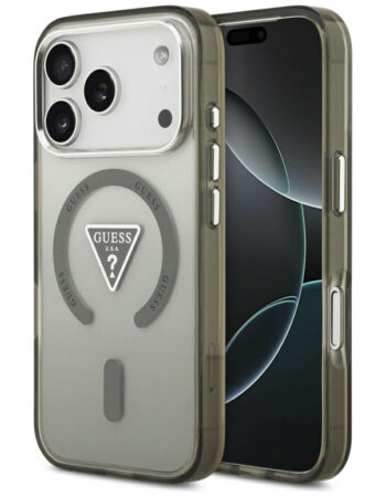 GUESS Калъф Apple iPhone 17 Pro Max, IML Gradient Triangle Logo MagSafe, khaki - GUHMP17XHGTMLCGA