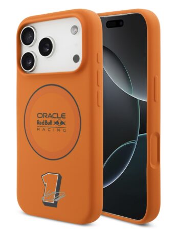 Red Bull Калъф Apple iPhone 17 Pro Max, Liquid Silicone Blue Ring MagSafe /оранжев/ - RBHMP17X24SIILOV