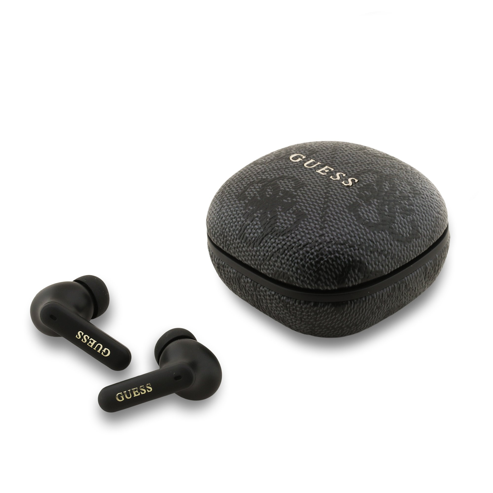 GUESS Bluetooth HF PU 4G Script Logo ENC TWS /черен/ - GUTWST3P4EGK