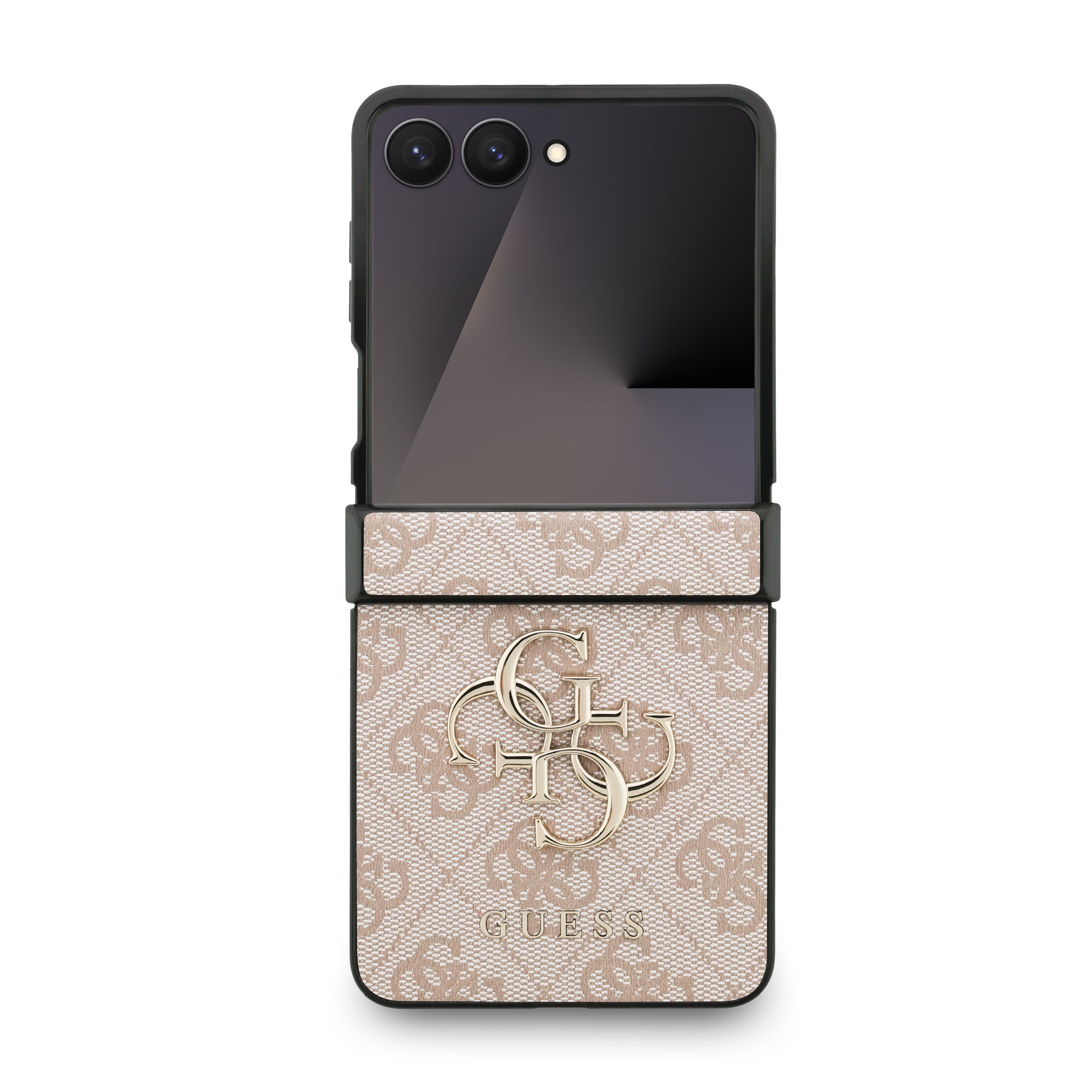 GUESS Калъф Samsung Z Flip 7, PU 4G Metal Logo, розов - GUHCZF74GMGPI
