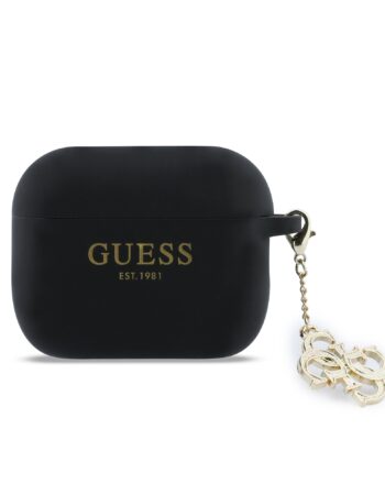 GUESS Калъф Airpods Pro 3, 4G Charm Silicone /черен/ - GUAP3LECG4K