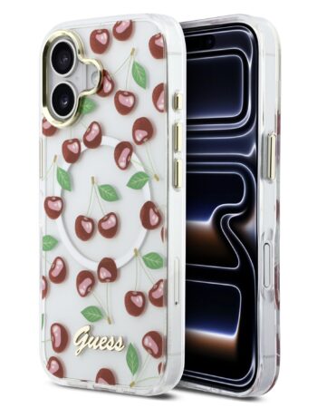 GUESS Калъф Apple iPhone 17, IML Glitter Cherry MagSafe - GUHMP17S5HTCGMEH