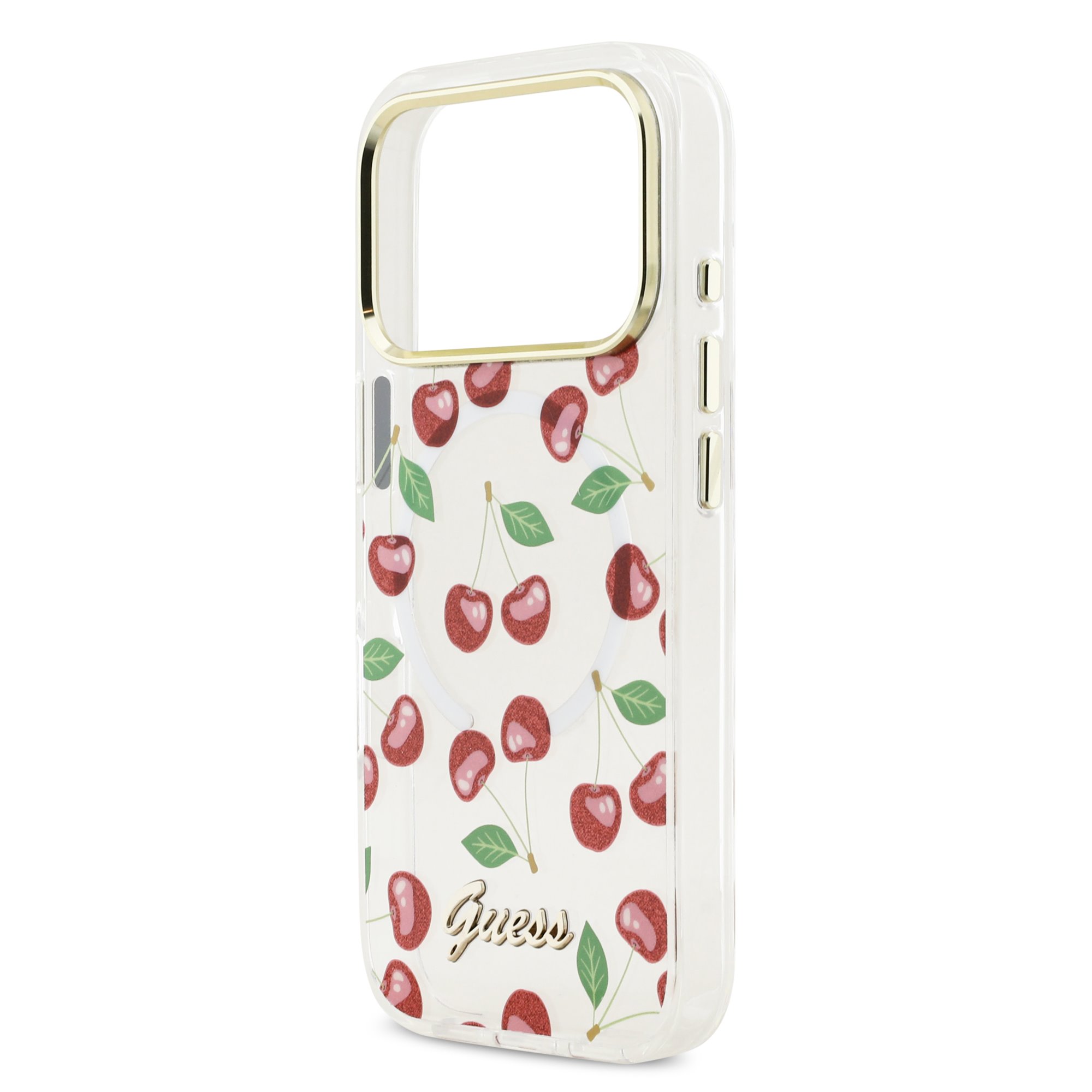 GUESS Калъф Apple iPhone 17 Pro, IML Glitter Cherry MagSafe - GUHMP17L5HTCGMEH - Image 6