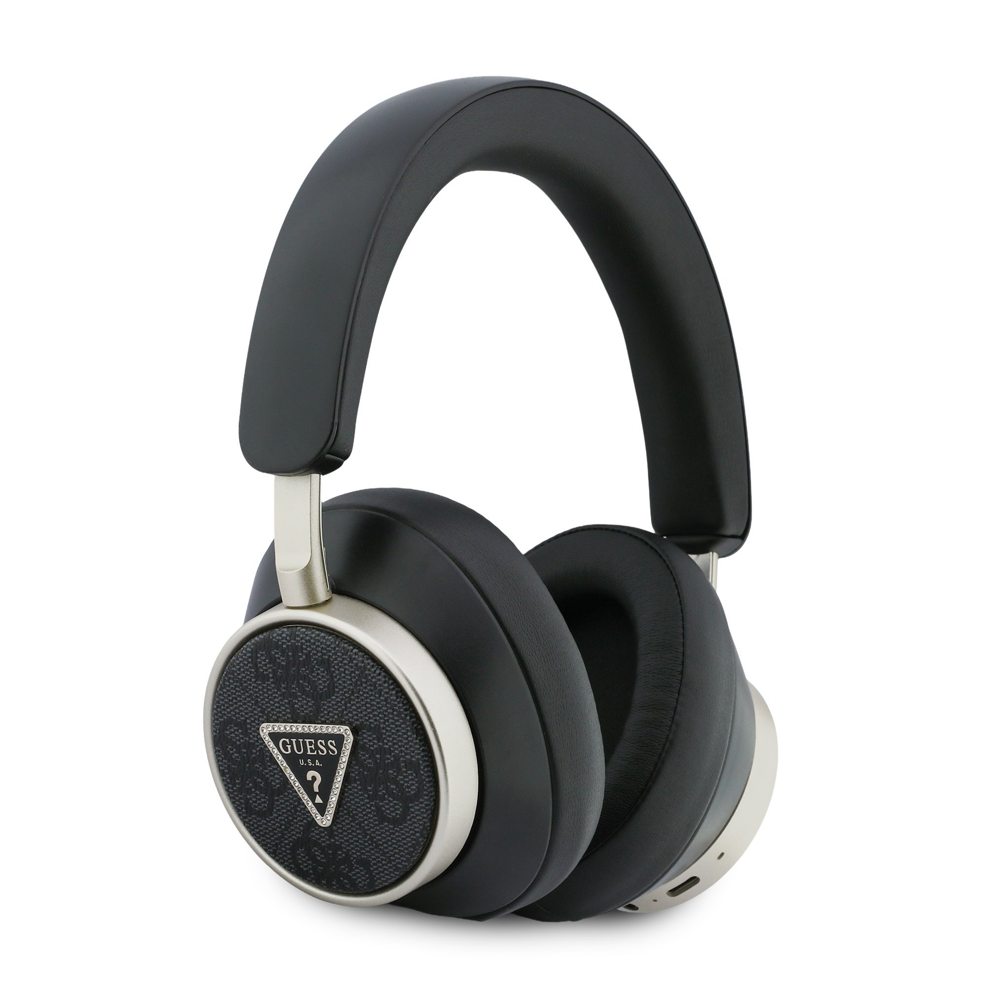 GUESS Bluetooth HF PU 4G Triangle Logo ENC /черен/ - GUBHC15P4MRCTK
