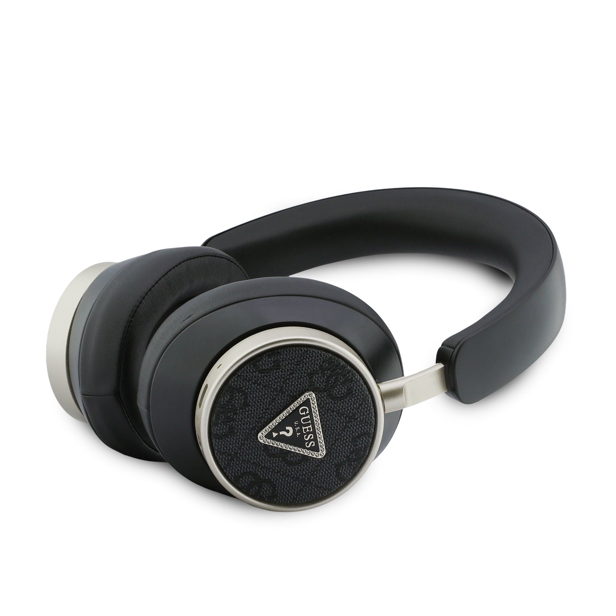 GUESS Bluetooth HF PU 4G Triangle Logo ENC /черен/ - GUBHC15P4MRCTK