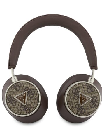 GUESS Bluetooth HF PU 4G Triangle Logo ENC /кафяв/ - GUBHC15P4MRCTW