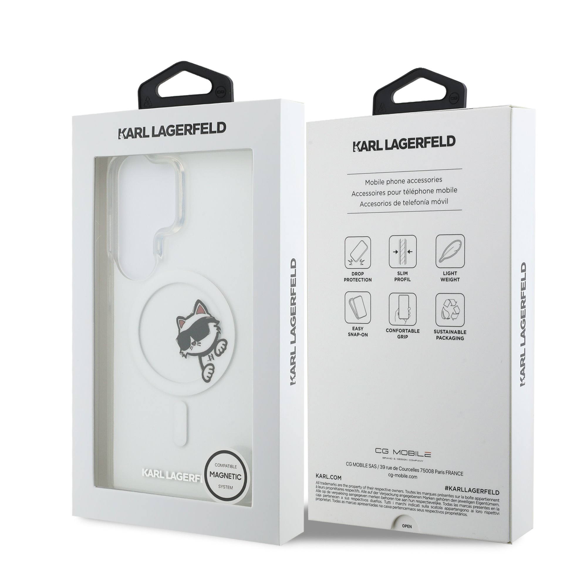 Karl Lagerfeld Samsung S26 Ultra, IML Choupette Peekaboo MagSafe /прозрачен/ - KLHMS26L6HCPSCT