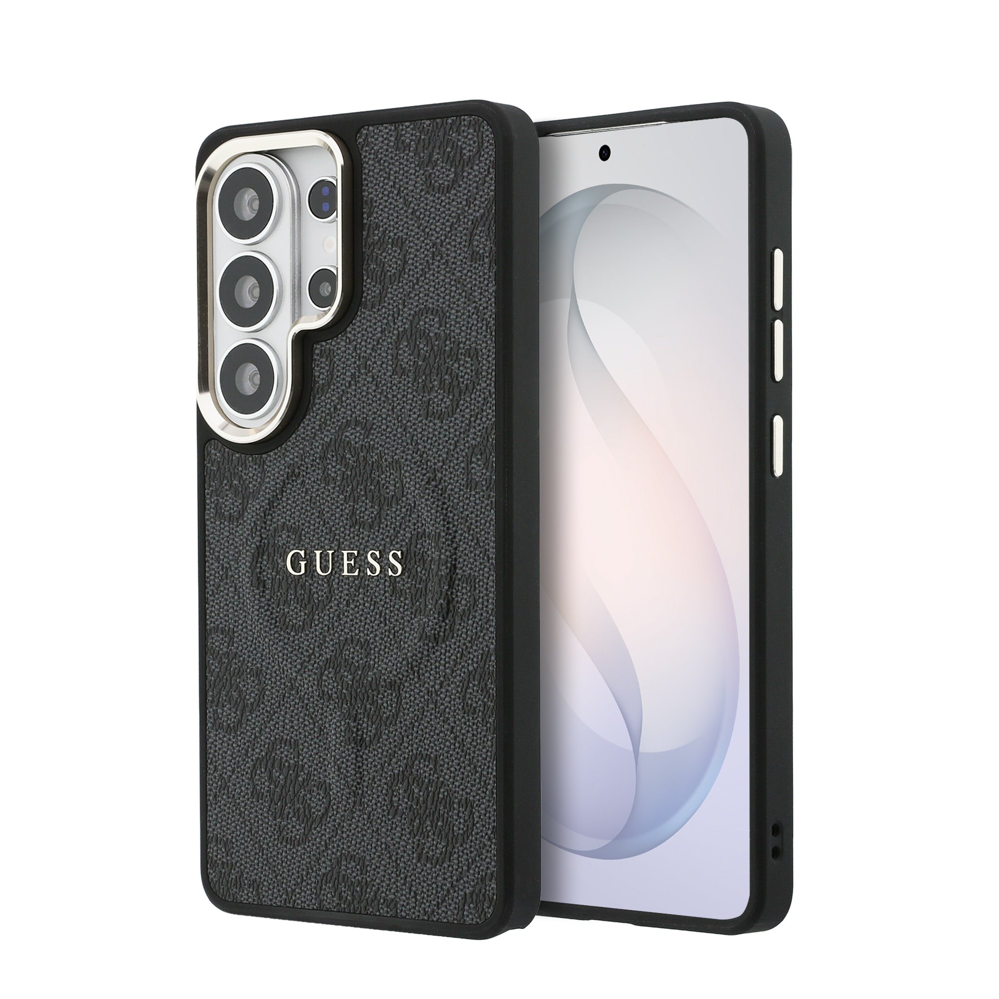 GUESS Калъф Samsung S26 Ultra, PU Leather 4G Gold Frame MagSafe /черен/ - GUHMS26LP4MSEGCK