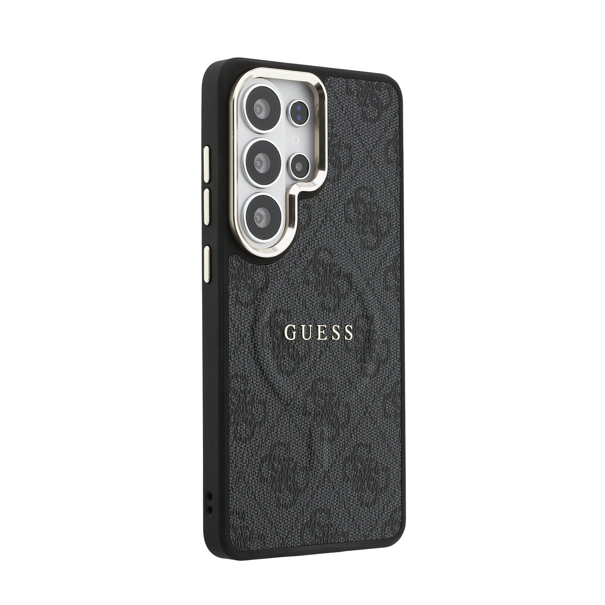 GUESS Калъф Samsung S26 Ultra, PU Leather 4G Gold Frame MagSafe /черен/ - GUHMS26LP4MSEGCK