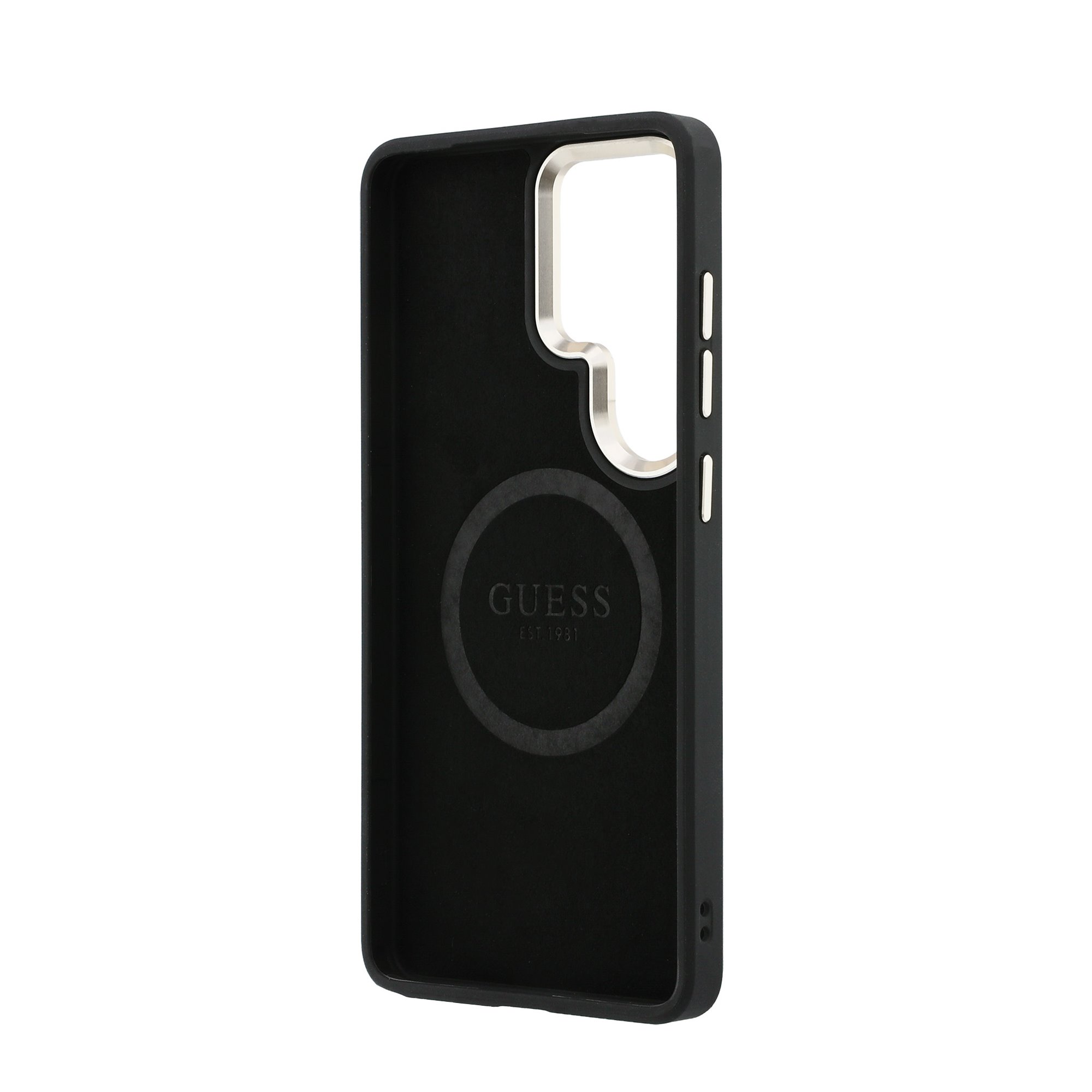 GUESS Калъф Samsung S26 Ultra, PU Leather 4G Gold Frame MagSafe /черен/ - GUHMS26LP4MSEGCK